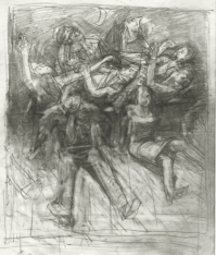 Gemäldeskizze II, 2006, Graphit, 46,5 x 32 cm