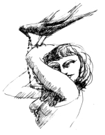 Illustration zu "Rosen auf Abzahlung" (Elsa Triolet), 2005, Tusche, Feder